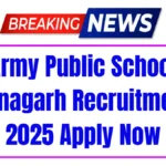 Army Public School Panagarh Recruitment 2025