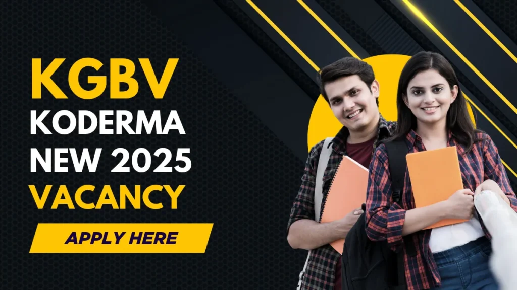 KGBV Koderma Vacancy 2025