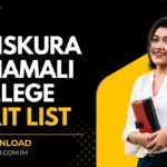 Panskura Banamali College Merit List 2025