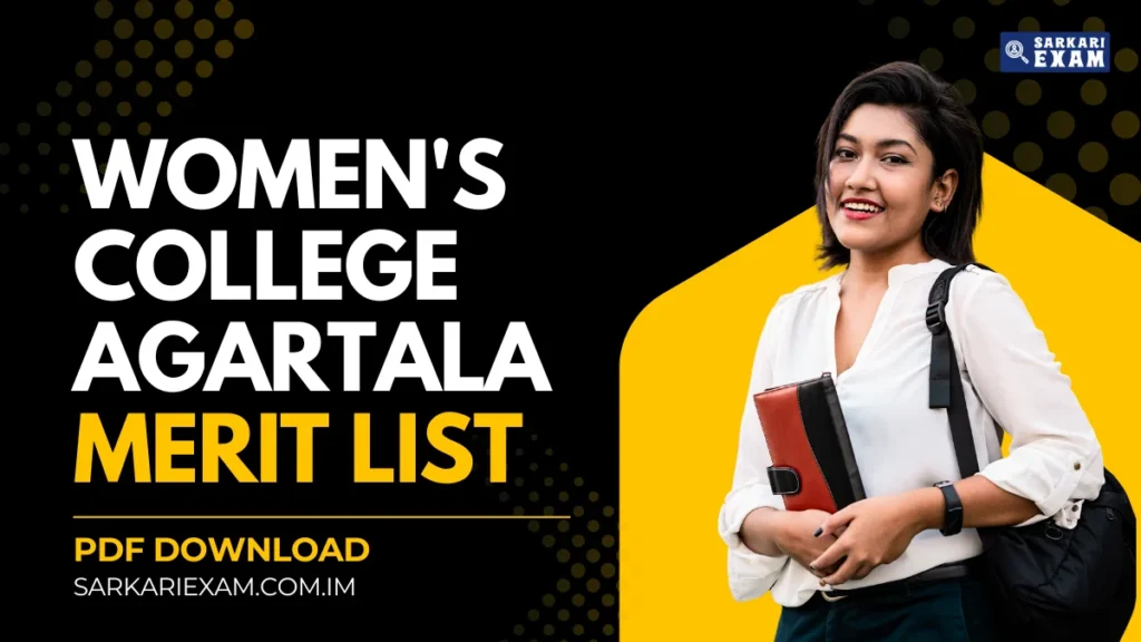 Womens College Agartala Merit List 2025
