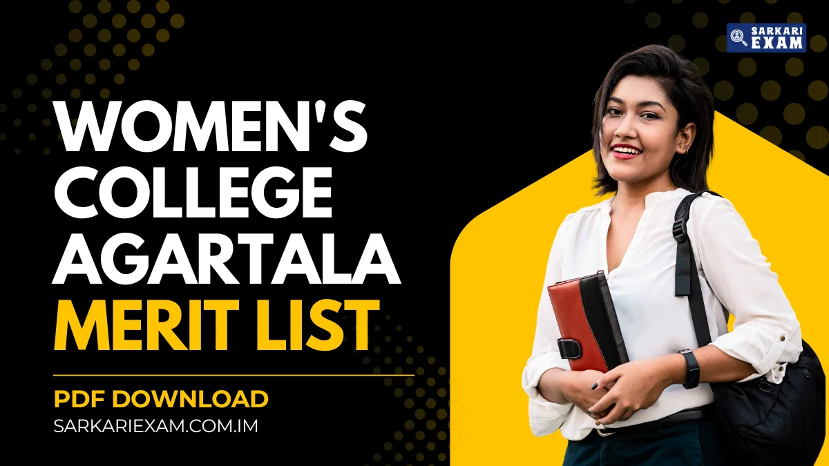 Womens College Agartala Merit List 2025