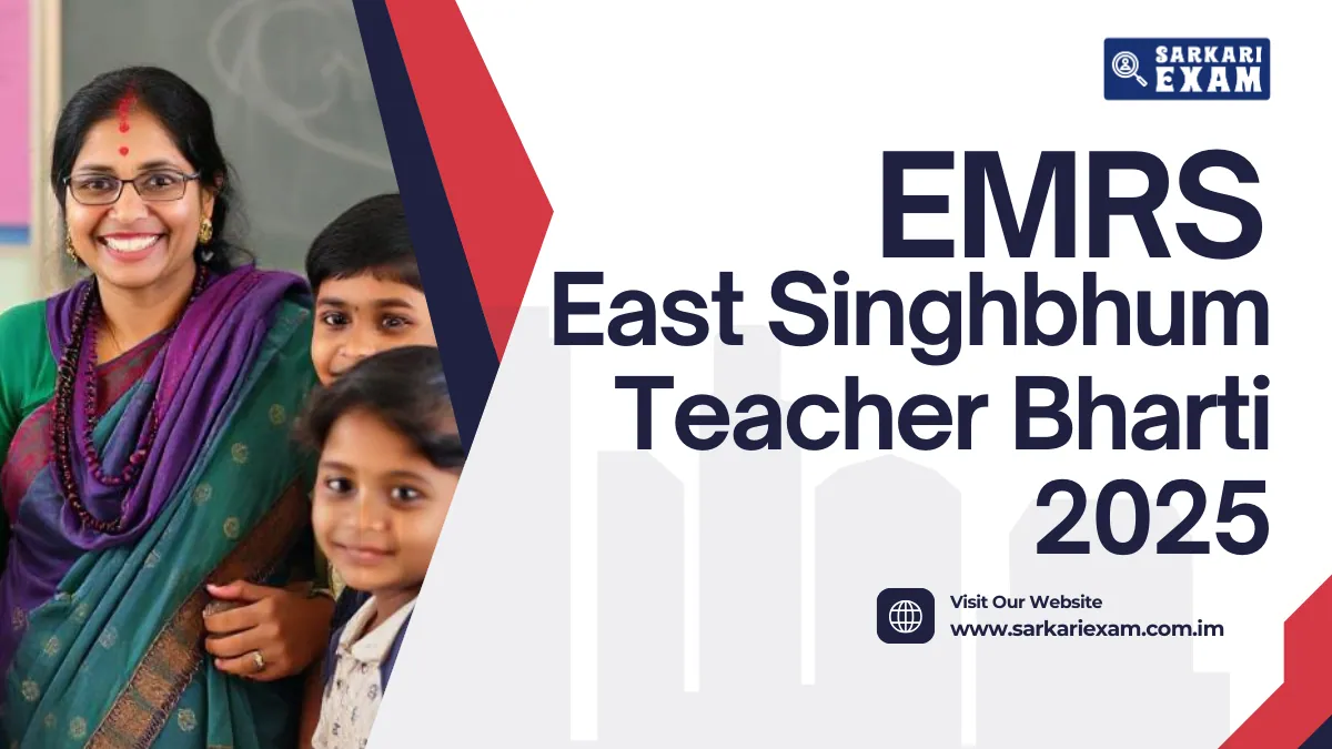 EMRS East Singhbhum TGT Vacancy 2025 Apply Now for 21 Posts