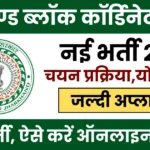 Jharkhand Block Coordinator Recruitment 2025 Notification