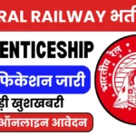 Railway RRC CR Apprentice Recruitment 2025