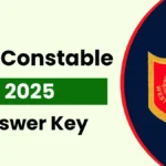 WBP Constable Answer Key 2025 PDF Download