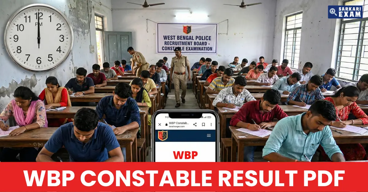 WBP Constable Result 2025 PDF Download