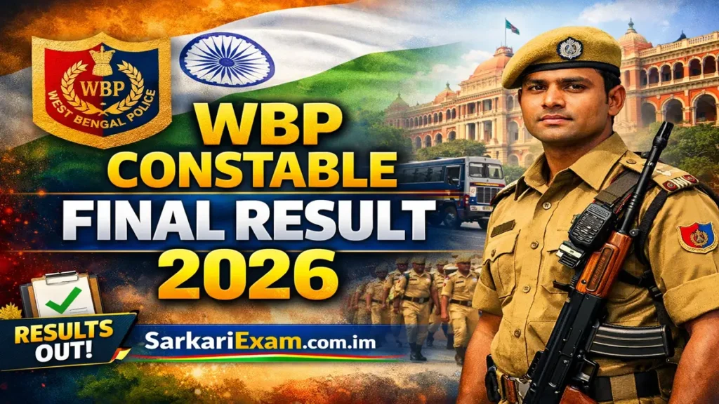 WBP Constable Final Result 2026 Merit List PDF 