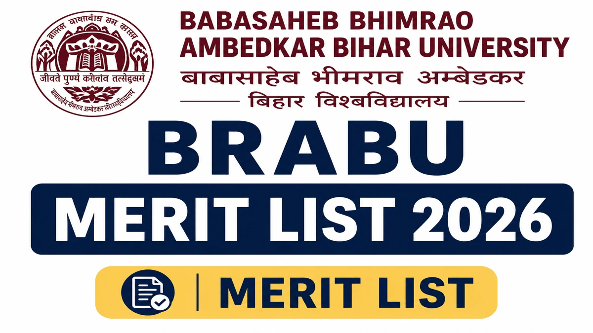 BRABU Merit List 2026 Download