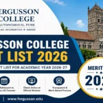Fergusson College Merit List 2026