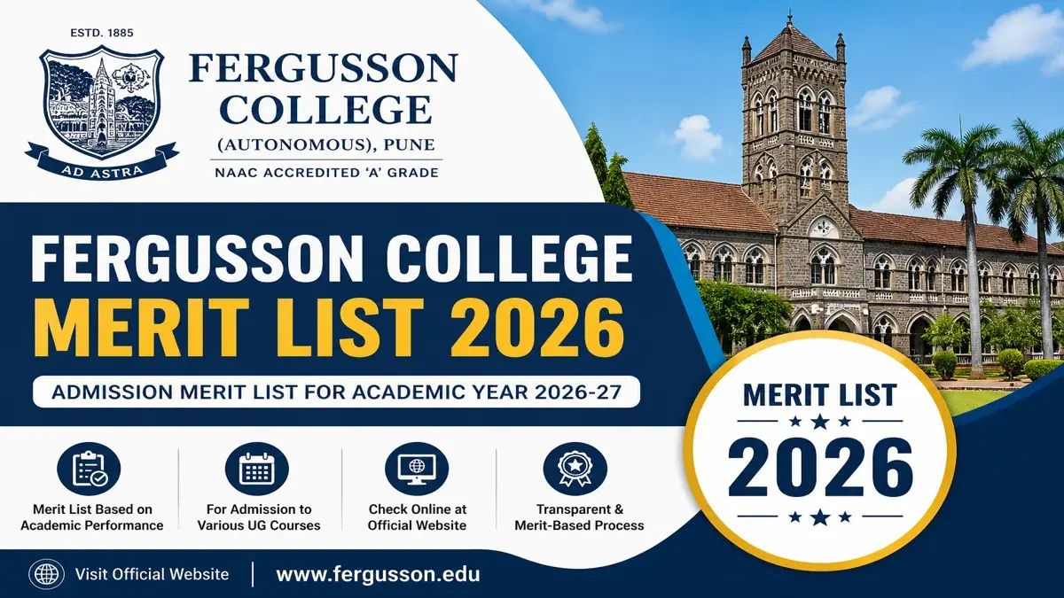 Fergusson College Merit List 2026