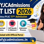 MahaFYJCAdmissions Merit List 2026