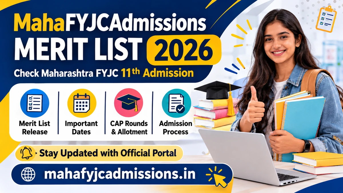 MahaFYJCAdmissions Merit List 2026
