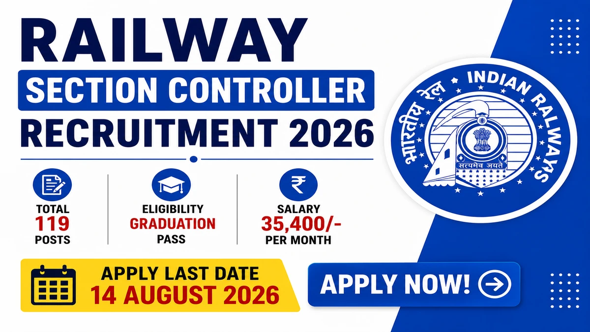 RRB Railway Section Controller Recruitment 2026 Notification