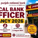 PNB Local Bank Officer LBO Notification 2026